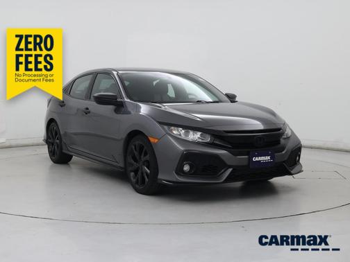 Gray 2018 Honda Civic Sport