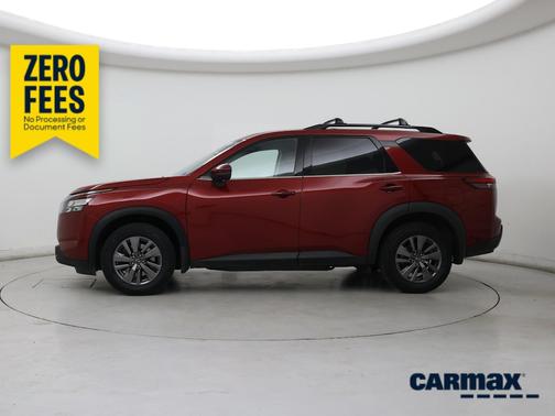 Red 2023 Nissan Pathfinder SV