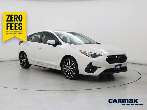 White 2025 Subaru Impreza Sport