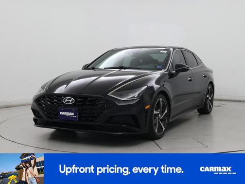 Black 2021 Hyundai SONATA SEL Plus