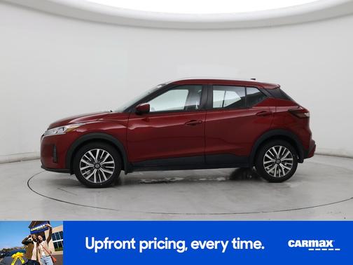 Red 2021 Nissan Kicks SV