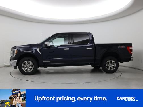 Blue 2022 Ford F-150 Lariat