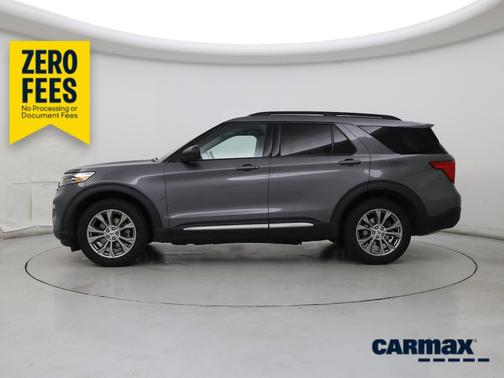Gray 2021 Ford Explorer XLT