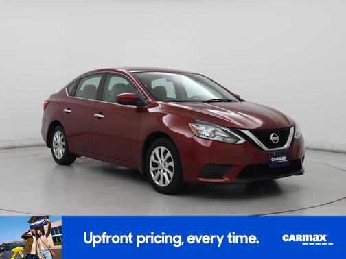 Red 2017 Nissan Sentra SV