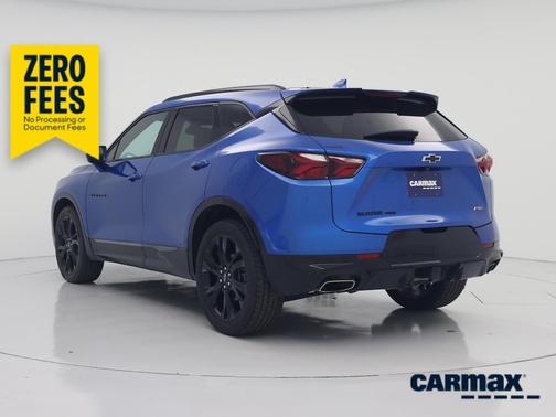 Blue 2020 Chevrolet Blazer RS