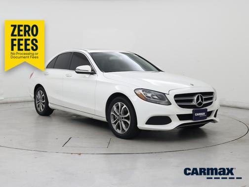 White 2018 Mercedes-Benz C-Class