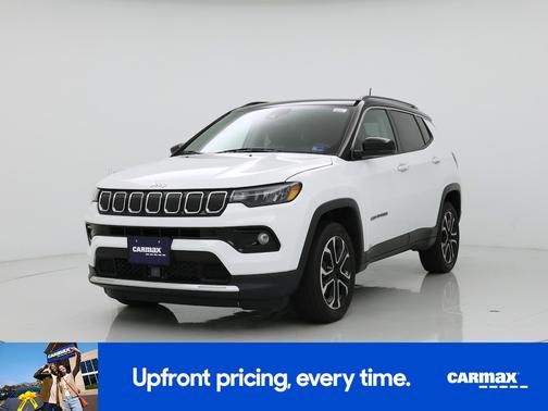 White 2022 Jeep Compass Limited