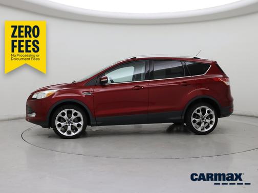 Red 2015 Ford Escape Titanium