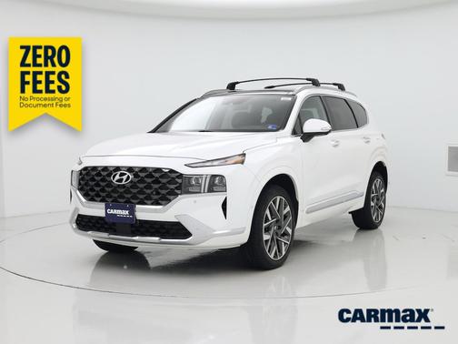 White 2023 Hyundai SANTA FE Calligraphy