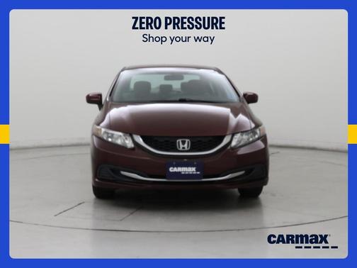 Burgundy 2015 Honda Civic LX