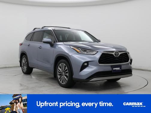 Blue 2021 Toyota Highlander Platinum