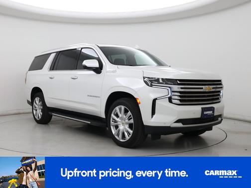 White 2022 Chevrolet Suburban High Country