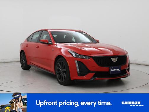 Red 2021 Cadillac CT5 V