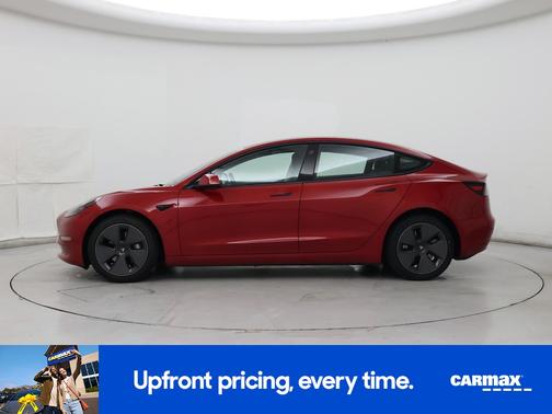 Red 2023 Tesla Model 3