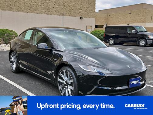 Black 2025 Tesla Model 3 Long Range