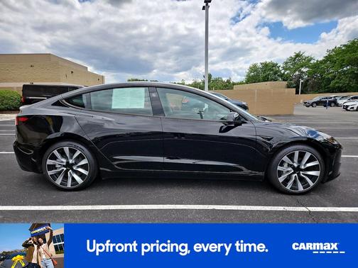 Black 2025 Tesla Model 3 Long Range