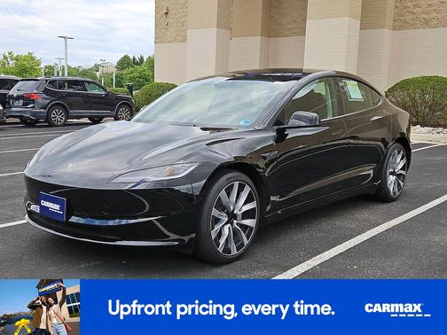 Black 2025 Tesla Model 3 Long Range