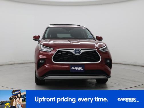 Red 2024 Toyota Highlander Hybrid Platinum