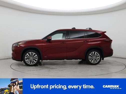 Red 2024 Toyota Highlander Hybrid Platinum