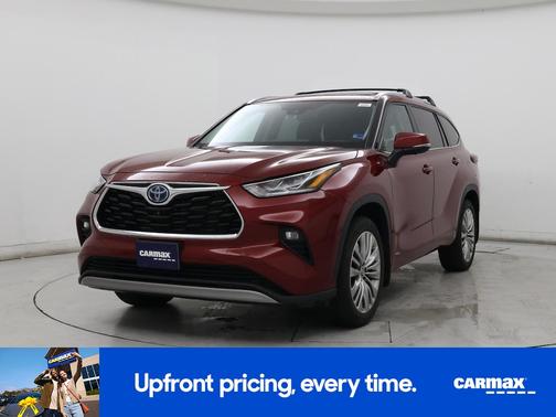 Red 2024 Toyota Highlander Hybrid Platinum