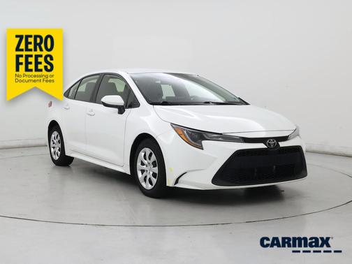 White 2021 Toyota Corolla LE