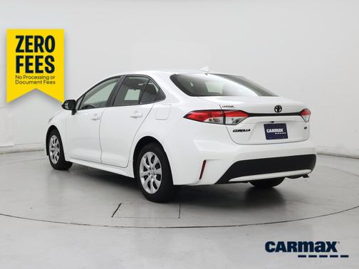 White 2021 Toyota Corolla LE