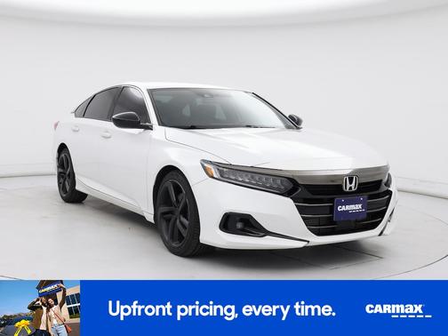 White 2021 Honda Accord Sport