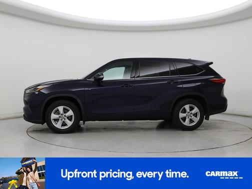 Blue 2021 Toyota Highlander LE