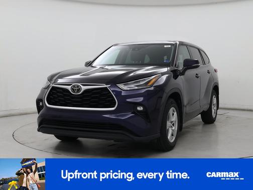 Blue 2021 Toyota Highlander LE