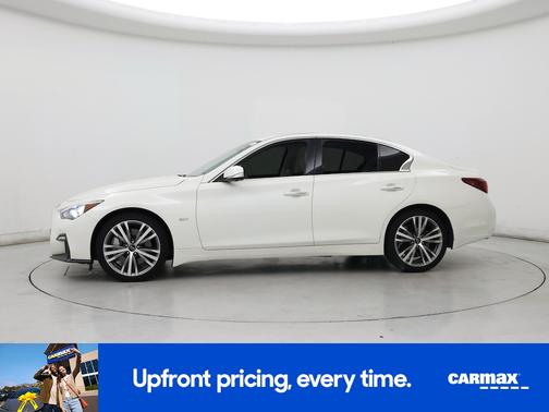 White 2020 INFINITI Q50 Sport