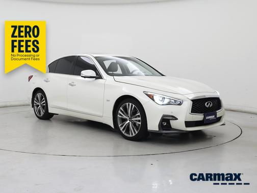 White 2020 INFINITI Q50 Sport