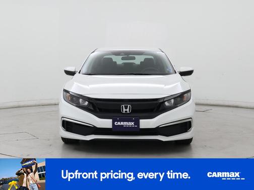 White 2020 Honda Civic LX