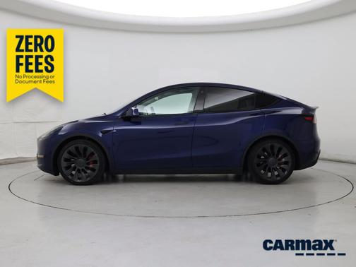 Blue 2023 Tesla Model Y Performance