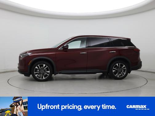 Red 2022 INFINITI QX60 Luxe