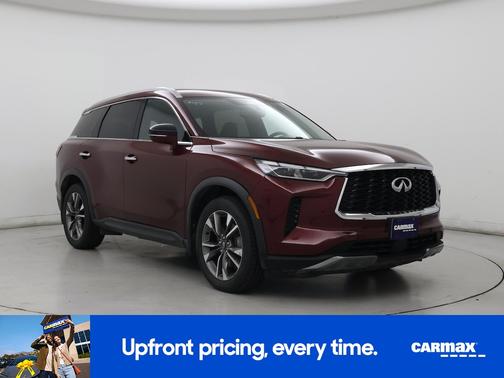 Red 2022 INFINITI QX60 Luxe