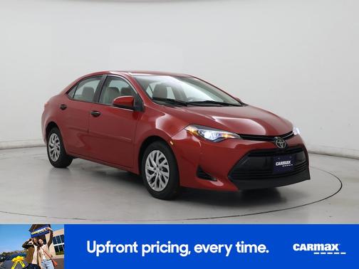 Red 2017 Toyota Corolla LE