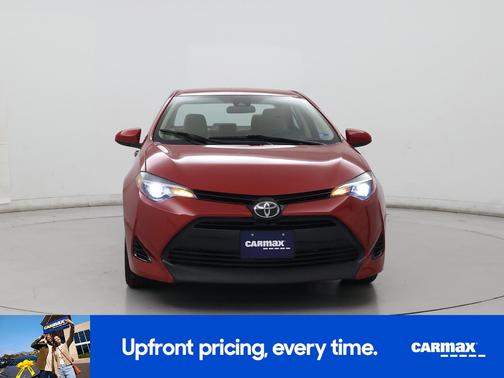Red 2017 Toyota Corolla LE