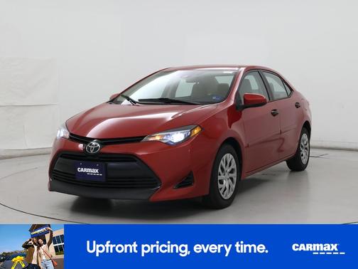 Red 2017 Toyota Corolla LE
