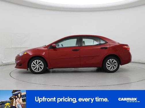 Red 2017 Toyota Corolla LE
