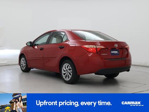 Red 2017 Toyota Corolla LE