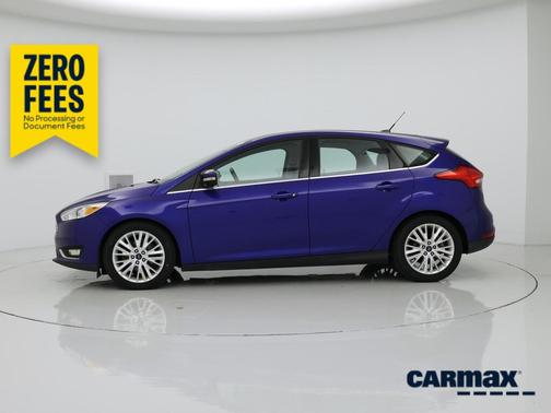 Blue 2015 Ford Focus Titanium