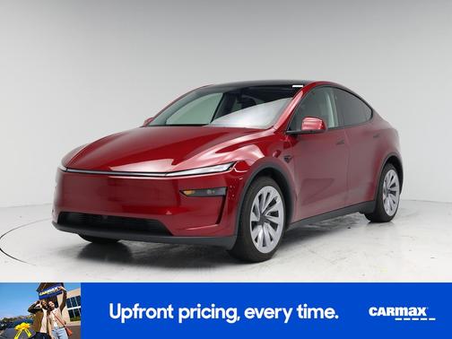 Red 2026 Tesla Model Y Long Range
