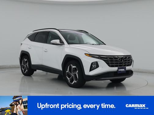 White 2022 Hyundai TUCSON Hybrid Limited