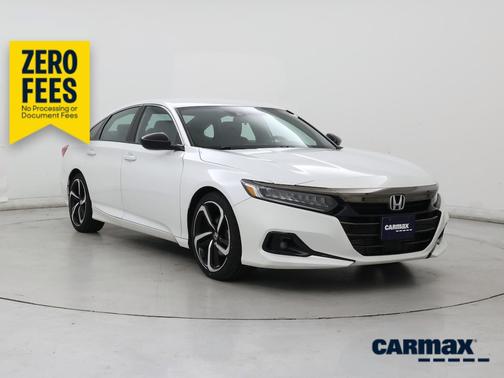 White 2022 Honda Accord Sport