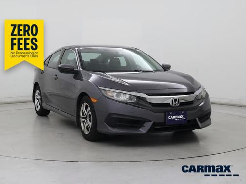 Gray 2018 Honda Civic LX