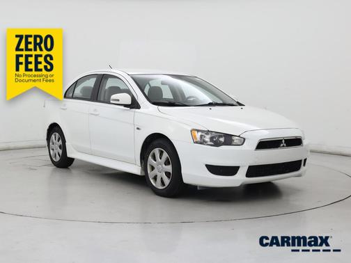 White 2015 Mitsubishi Lancer ES