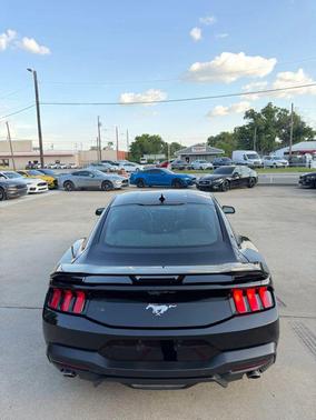 Black 2025 Ford Mustang EcoBoost