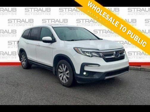 Platinum White Pearl 2020 Honda Pilot EX-L w/Navigation/RES