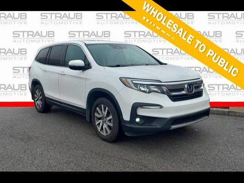 Platinum White Pearl 2020 Honda Pilot EX-L w/Navigation/RES
