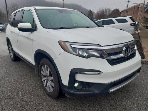 Platinum White Pearl 2020 Honda Pilot EX-L w/Navigation/RES